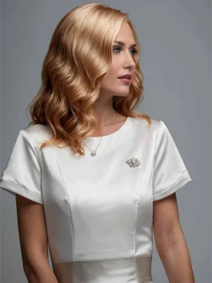 Soft-Wavy Dark Caramel Loire Wig