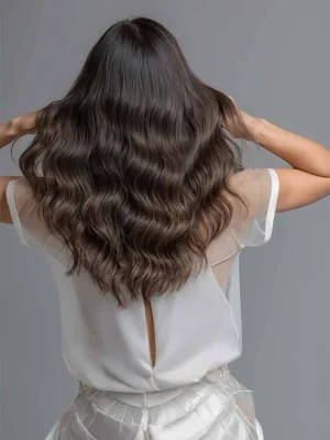 Alternative view of Dark Blend Natural Curl Wig