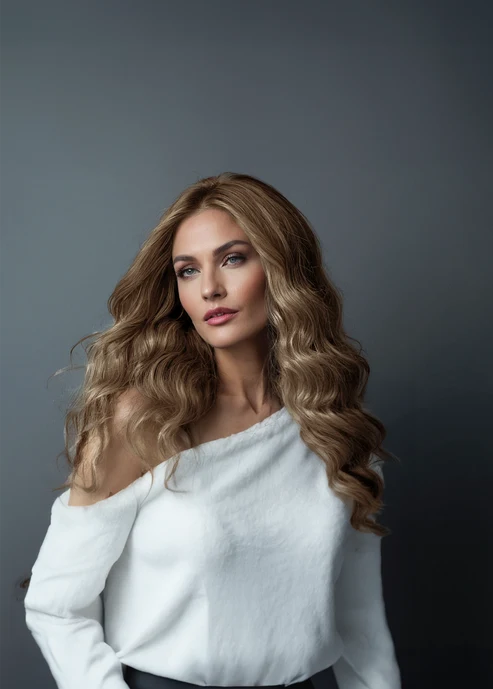 Coffee Blend Large Wavy Curls (HH04)